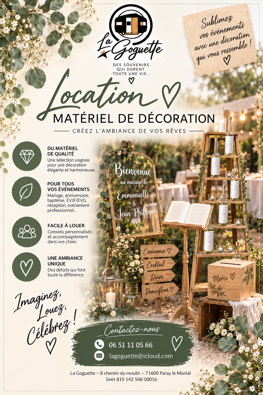 Location matériels & déco